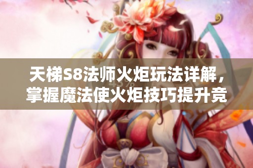 天梯S8法师火炬玩法详解，掌握魔法使火炬技巧提升竞技实力