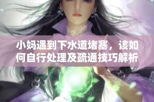 小妈遇到下水道堵塞，该如何自行处理及疏通技巧解析