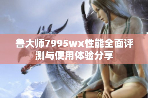 鲁大师7995wx性能全面评测与使用体验分享