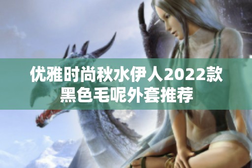 优雅时尚秋水伊人2022款黑色毛呢外套推荐