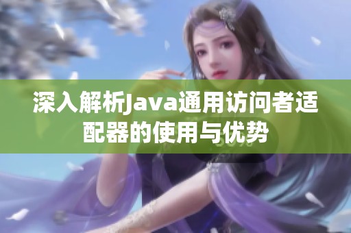 深入解析Java通用访问者适配器的使用与优势