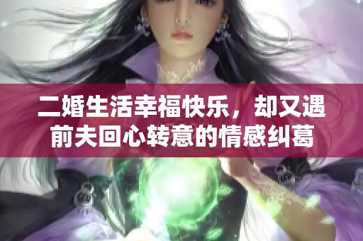 二婚生活幸福快乐，却又遇前夫回心转意的情感纠葛