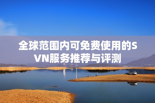 全球范围内可免费使用的SVN服务推荐与评测