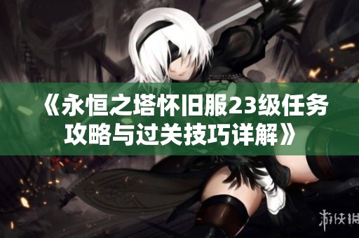 《永恒之塔怀旧服23级任务攻略与过关技巧详解》