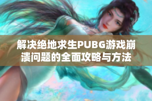 解决绝地求生PUBG游戏崩溃问题的全面攻略与方法