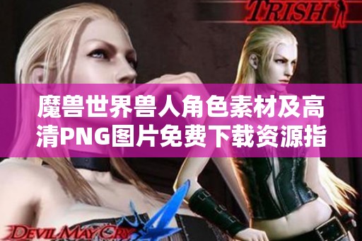 魔兽世界兽人角色素材及高清PNG图片免费下载资源指南