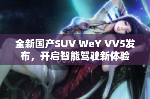 全新国产SUV WeY VV5发布，开启智能驾驶新体验