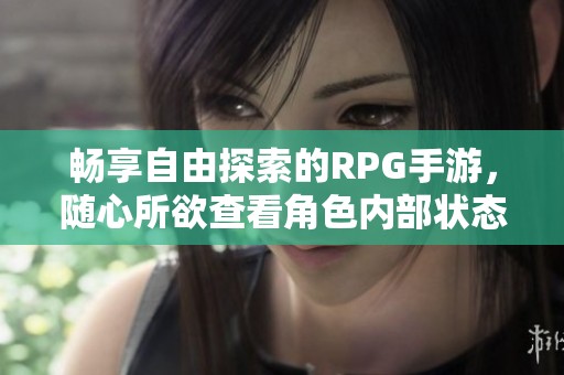 畅享自由探索的RPG手游，随心所欲查看角色内部状态