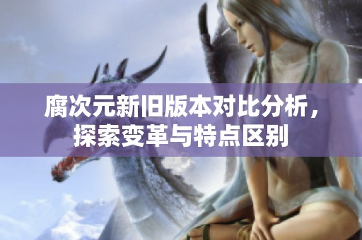 腐次元新旧版本对比分析，探索变革与特点区别