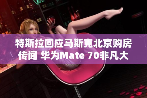 特斯拉回应马斯克北京购房传闻 华为Mate 70非凡大师全陶材料揭晓