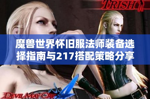 魔兽世界怀旧服法师装备选择指南与217搭配策略分享