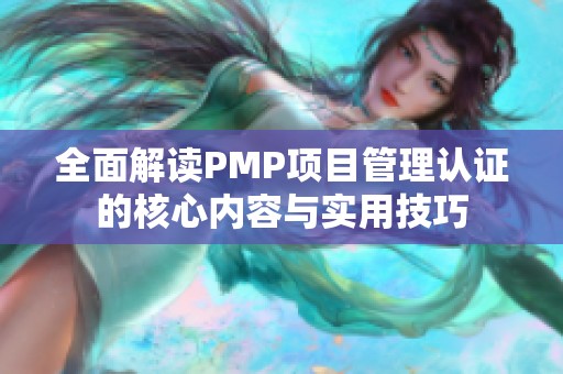 全面解读PMP项目管理认证的核心内容与实用技巧